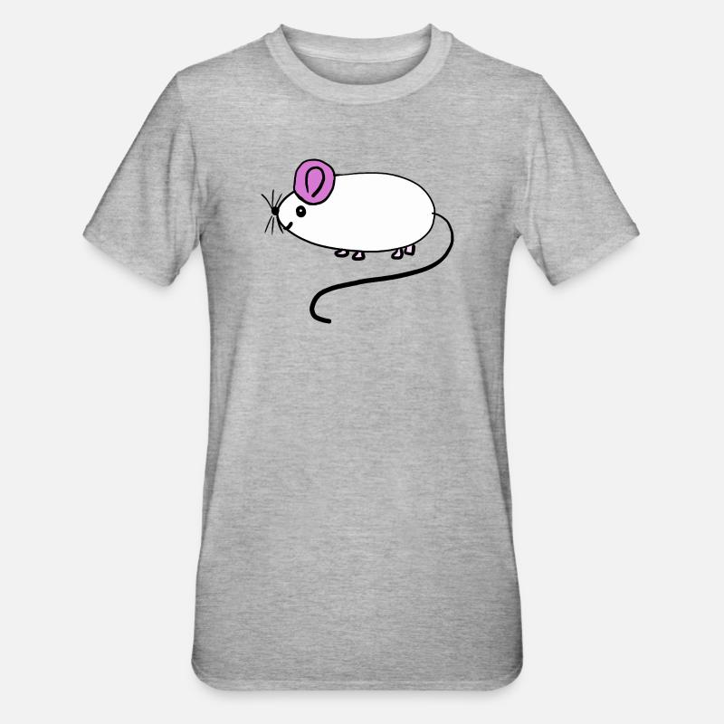 Bébé des rats rats rats rongeurs - T-shirt polycoton Unisexe - gris chiné