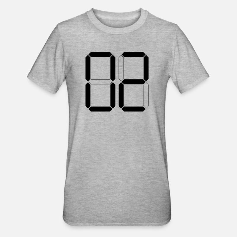 NUMBER 02 Zero Two Birthday Gift Digital - Unisex Polycotton T-Shirt - heather grey
