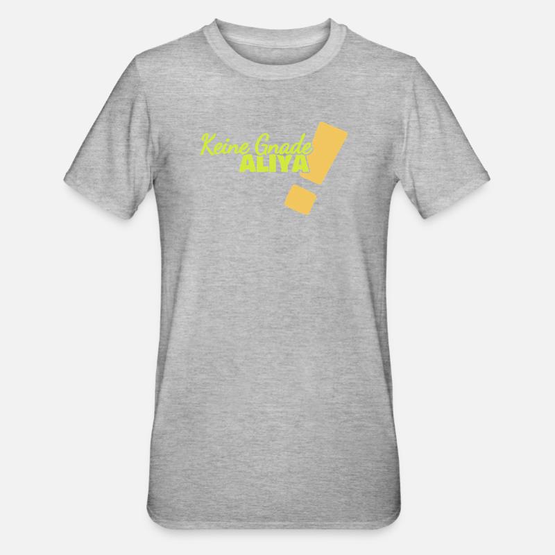 Aliya - Unisex Polycotton T-Shirt - Grau meliert