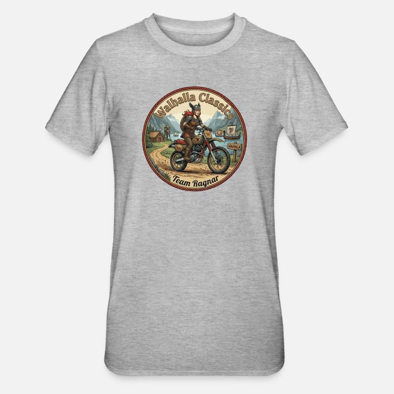 Walhalla Classics - Équipe Ragnar - T-shirt polycoton Unisexe - gris chiné