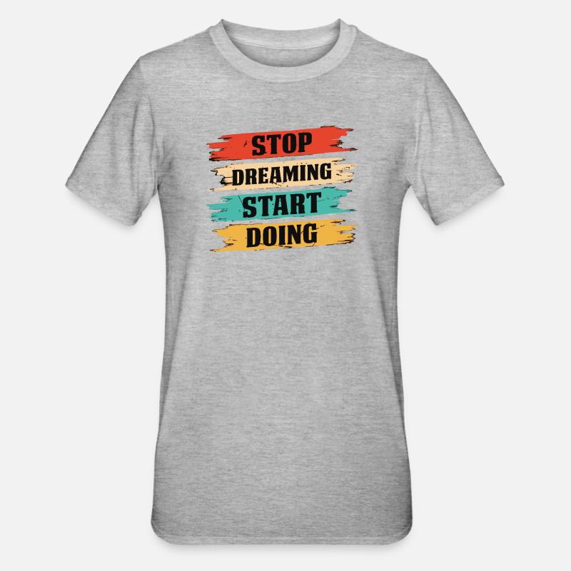 Start - Unisex Polycotton T-Shirt - heather grey