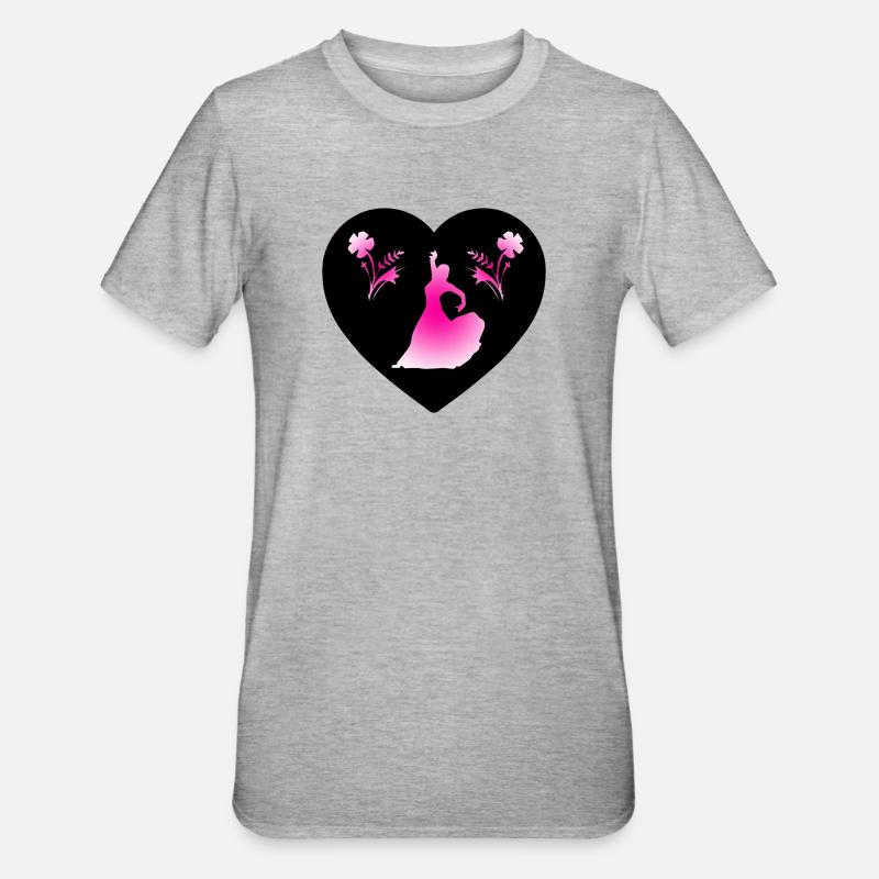Dance - Unisex Polycotton T-Shirt - heather grey