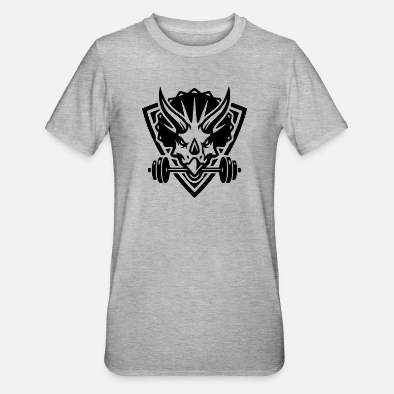 Bête En Forme - T-shirt polycoton Unisexe - gris chiné