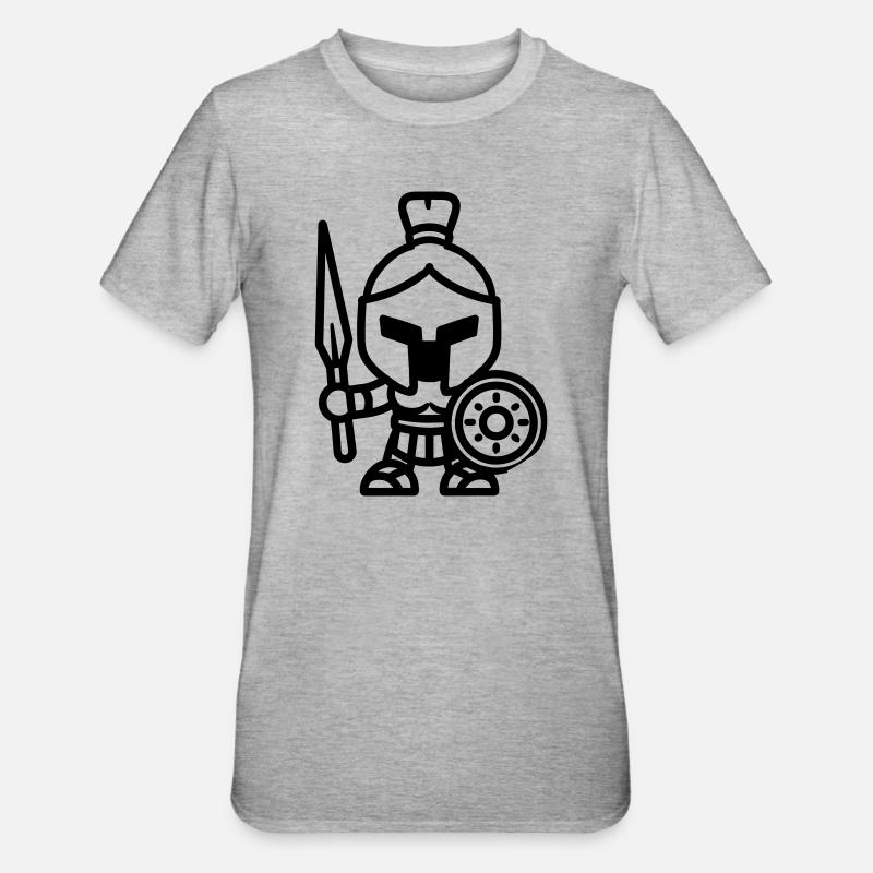 spartan - T-shirt polycoton Unisexe - gris chiné