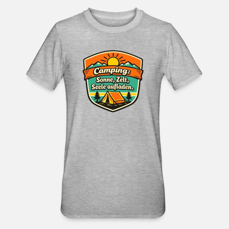 Camper - Unisex Polycotton T-Shirt - heather grey