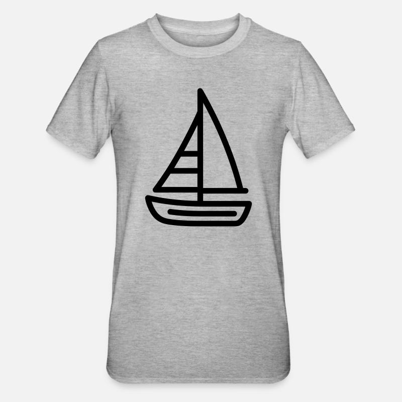 Boot - Unisex Polycotton T-Shirt - Grau meliert