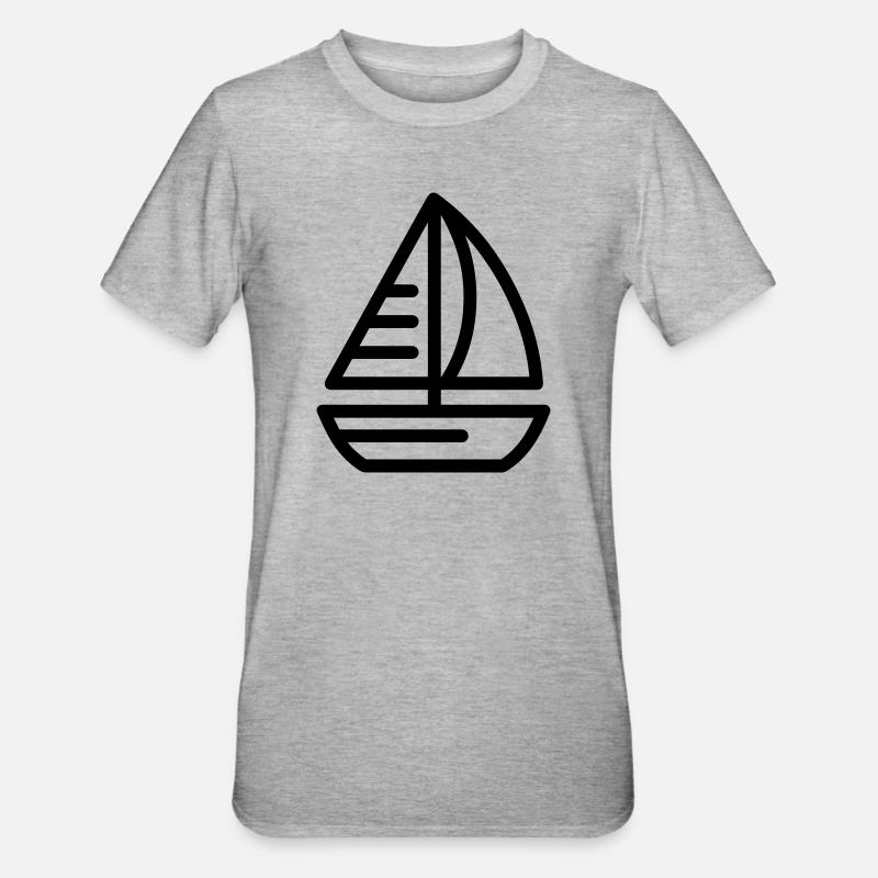 Boot - Unisex Polycotton T-Shirt - Grau meliert
