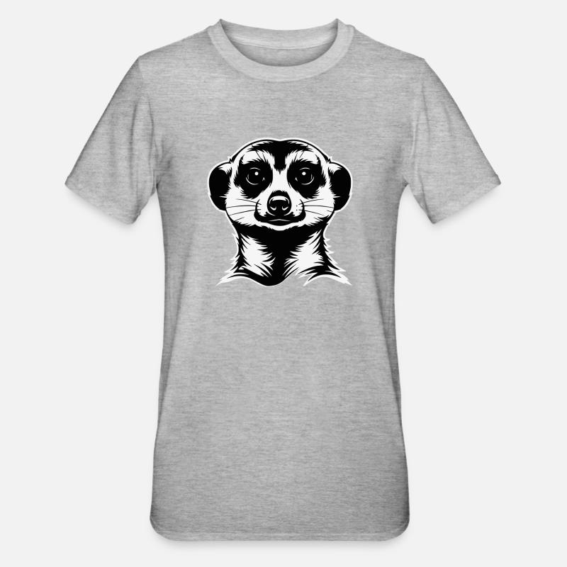 Suricate - Suricate - T-shirt polycoton Unisexe - gris chiné