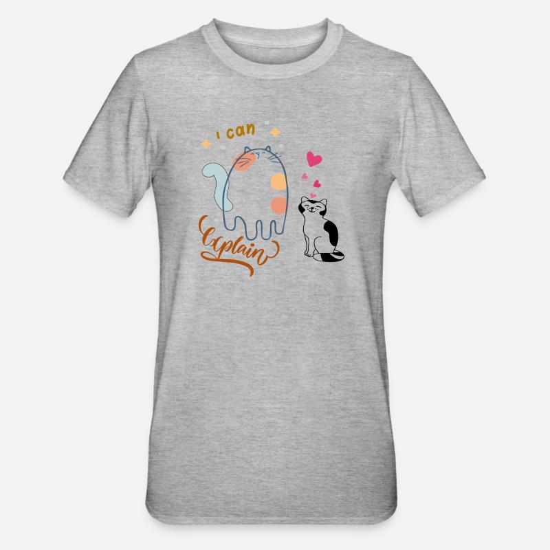 I can explain - Unisex Polycotton T-Shirt - heather grey
