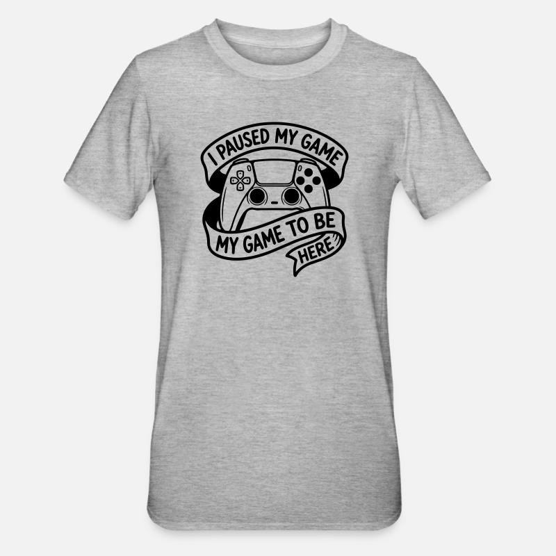 Gaming - Unisex Polycotton T-Shirt - heather grey