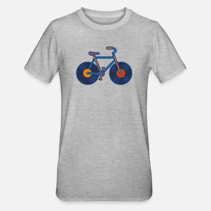 Vinyl Cycle Echo - T-shirt polycoton Unisexe - gris chiné