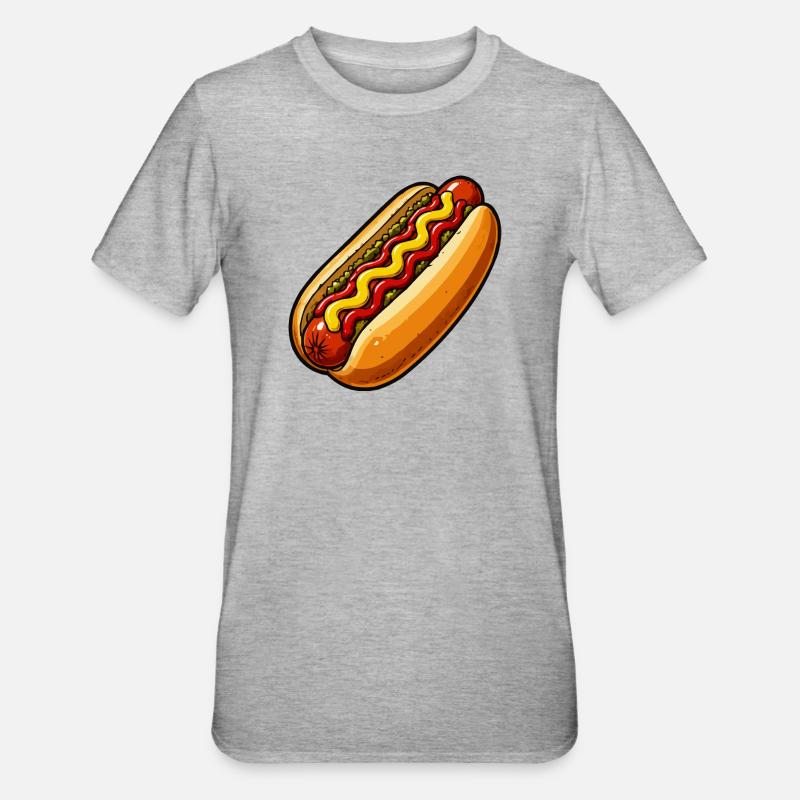 Sandwich - T-shirt polycoton Unisexe - gris chiné