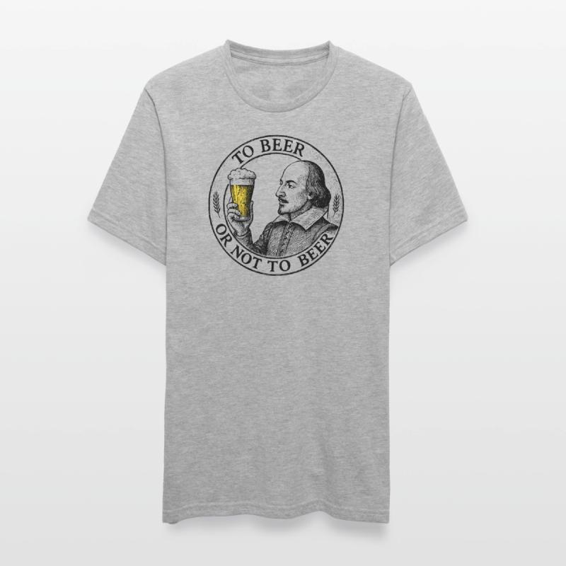 Bier oder nicht Bier Unisex Polycotton T-Shirt