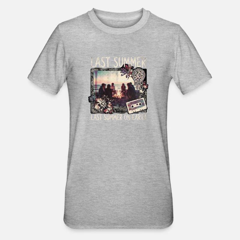 Dernier buzzer - T-shirt polycoton Unisexe - gris chiné