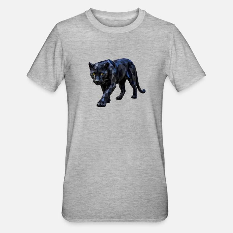 Polygon Panther - T-shirt polycoton Unisexe - gris chiné