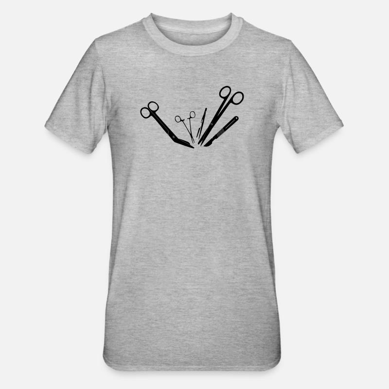 Operation tools - Unisex Polycotton T-Shirt - heather grey