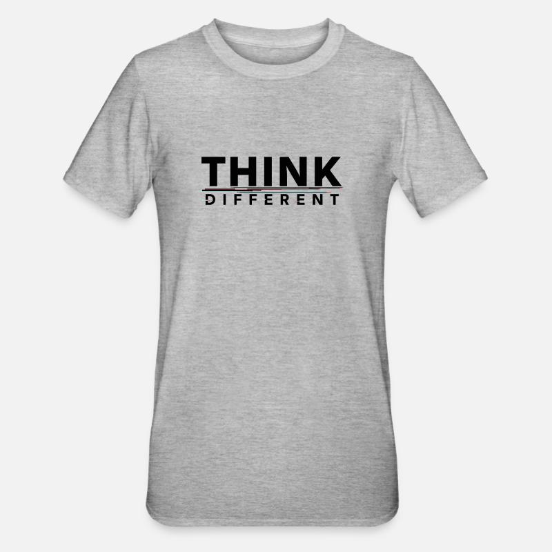 Responsabiliser Penser différemment Conception de motivation - T-shirt polycoton Unisexe - gris chiné