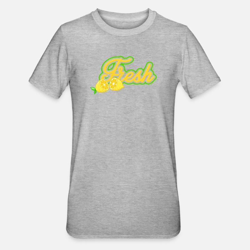 Frais - T-shirt polycoton Unisexe - gris chiné