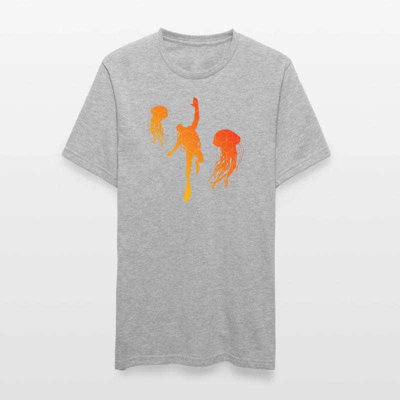 Plongeurs Plongée plongée Plongée plongée plongée libre T-shirt polycoton Unisexe
