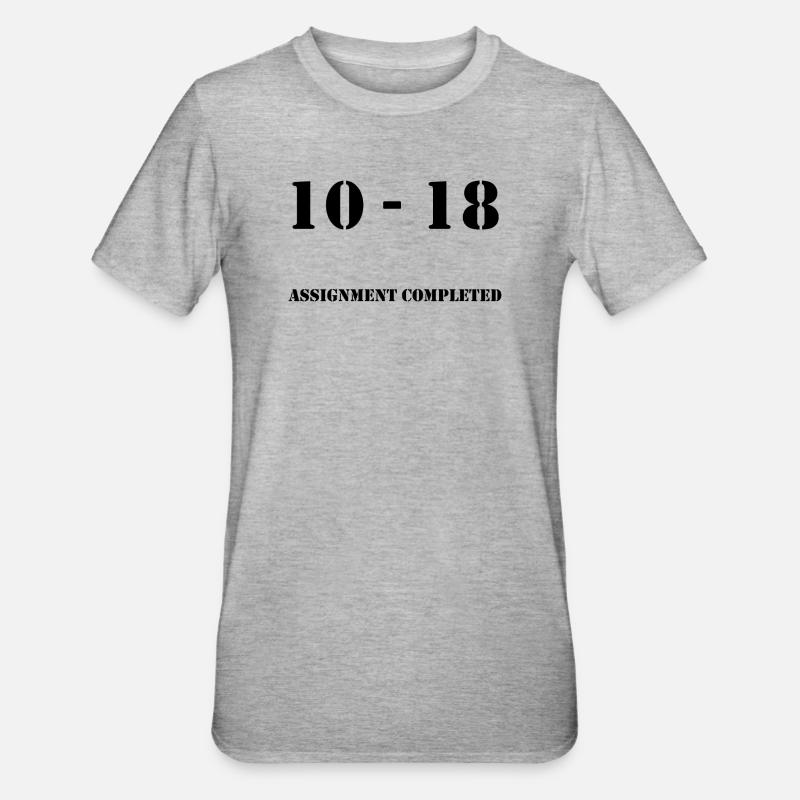 10-18_MP_Assignment_completed - Unisex Polycotton T-Shirt - heather grey