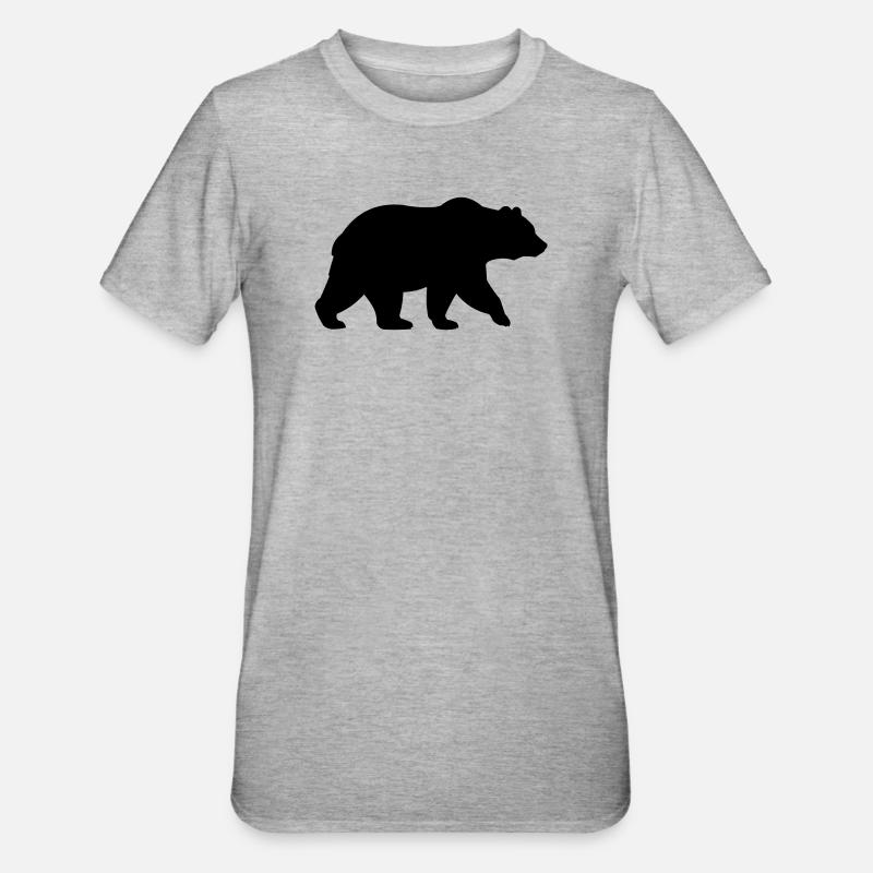 Baer - T-shirt polycoton Unisexe - gris chiné