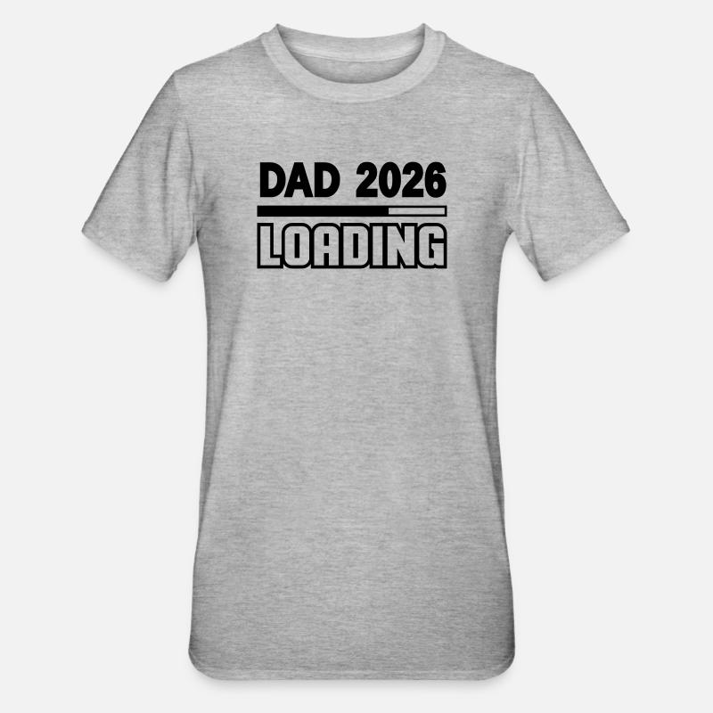 dad_2026_loading - T-shirt polycoton Unisexe - gris chiné