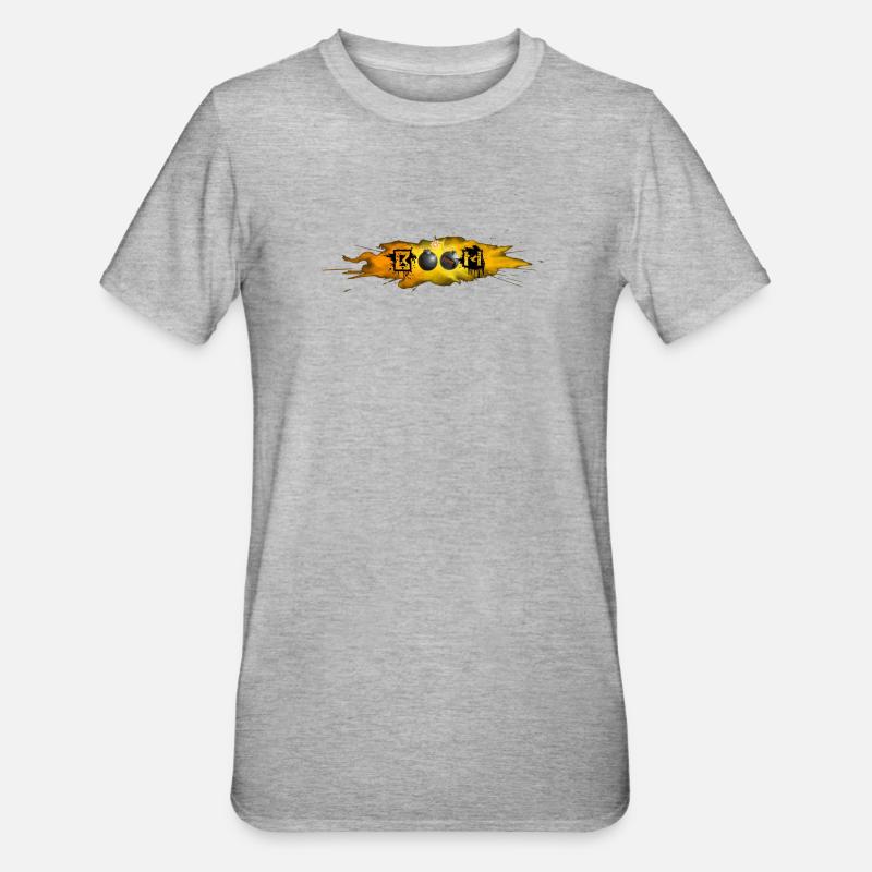 DRÖHNEN - Unisex Polycotton T-Shirt - Grau meliert