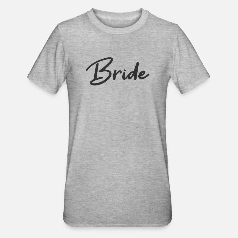 Sposa - Maglietta unisex, mix cotone e poliestere - grigio melange
