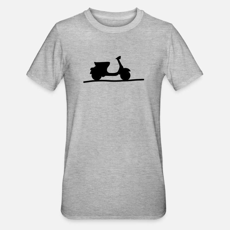 Roller - Unisex Polycotton T-Shirt - Grau meliert