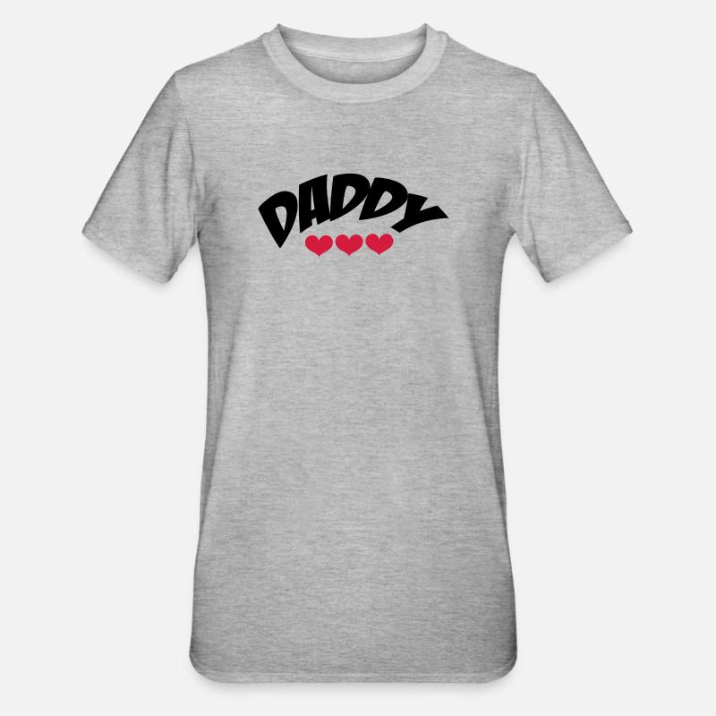 Daddy - T-shirt polycoton Unisexe - gris chiné