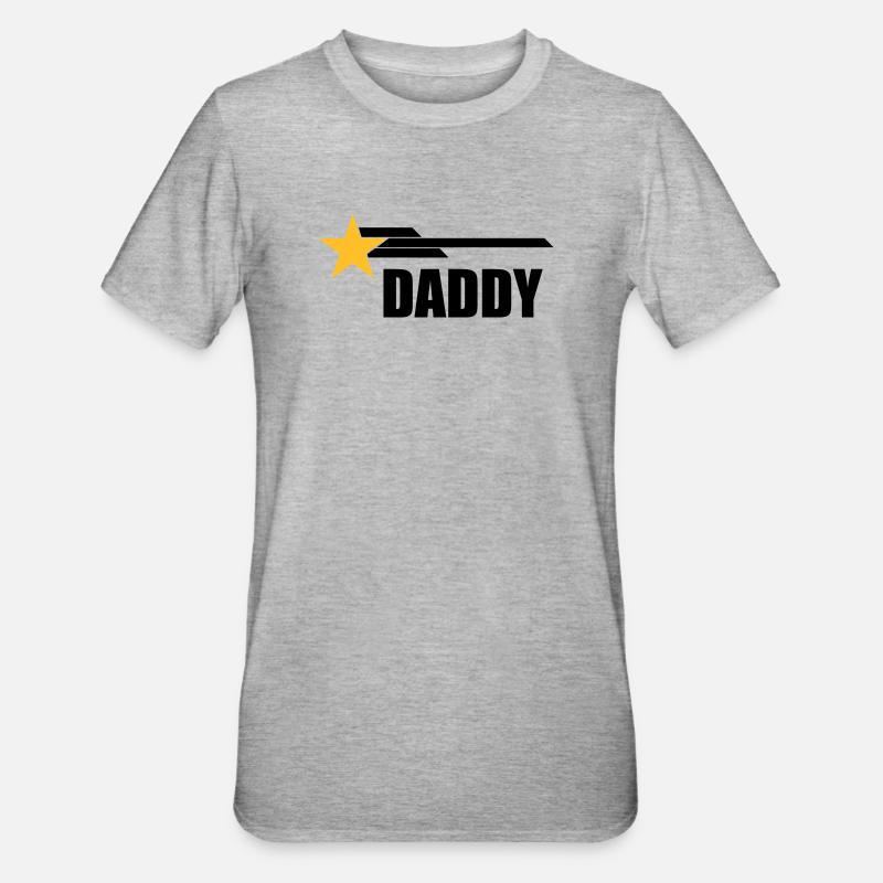 Daddy - T-shirt polycoton Unisexe - gris chiné