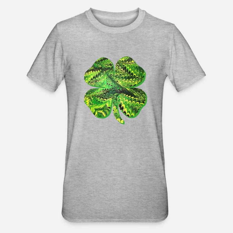 klee e 35 - Unisex Polycotton T-Shirt - Grau meliert