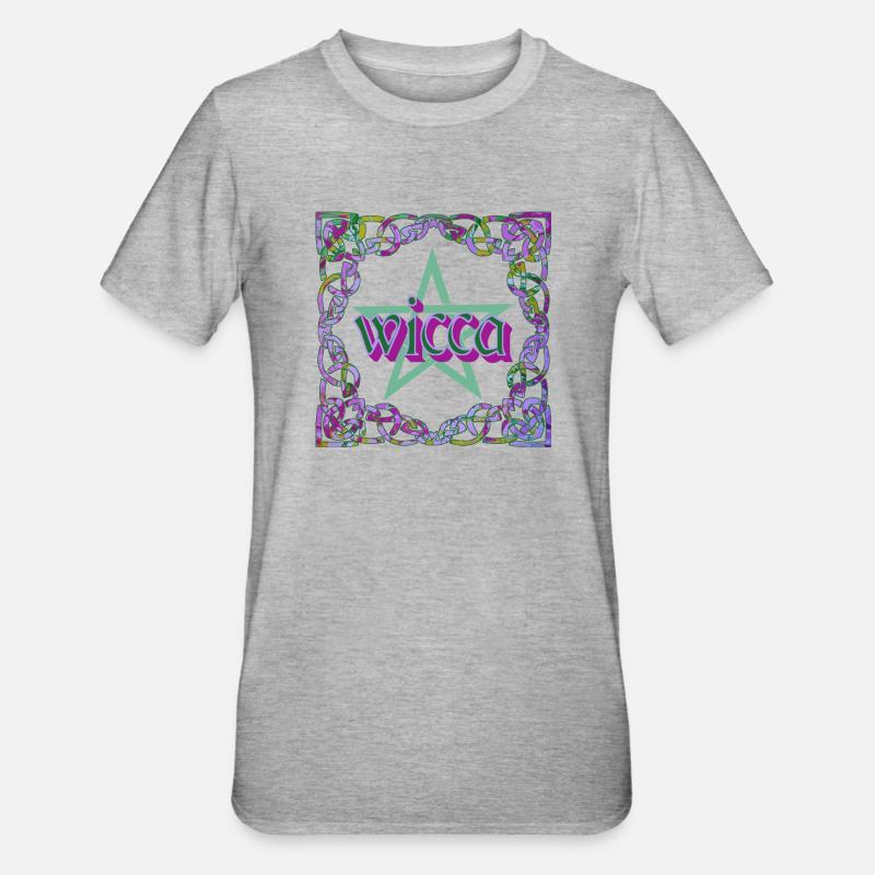 Celtic Frame Wicca E 230 - Unisex Polycotton T-Shirt - heather grey