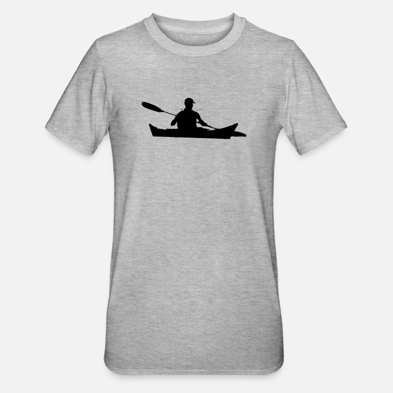 Canoë kayak - T-shirt polycoton Unisexe - gris chiné