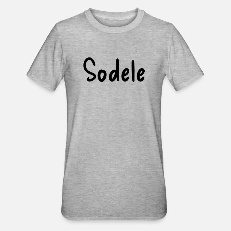 Sodele - T-shirt polycoton Unisexe - gris chiné