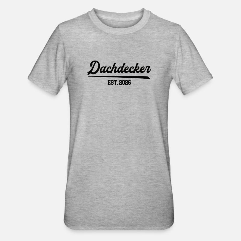 Roofer 2026 Occupation Roofing Apprentice Apprentice - Unisex Polycotton T-Shirt - heather grey