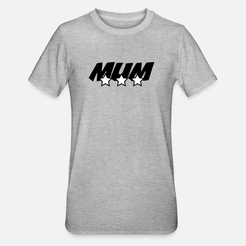 Beste Mama - Muttertag - Unisex Polycotton T-Shirt - Grau meliert