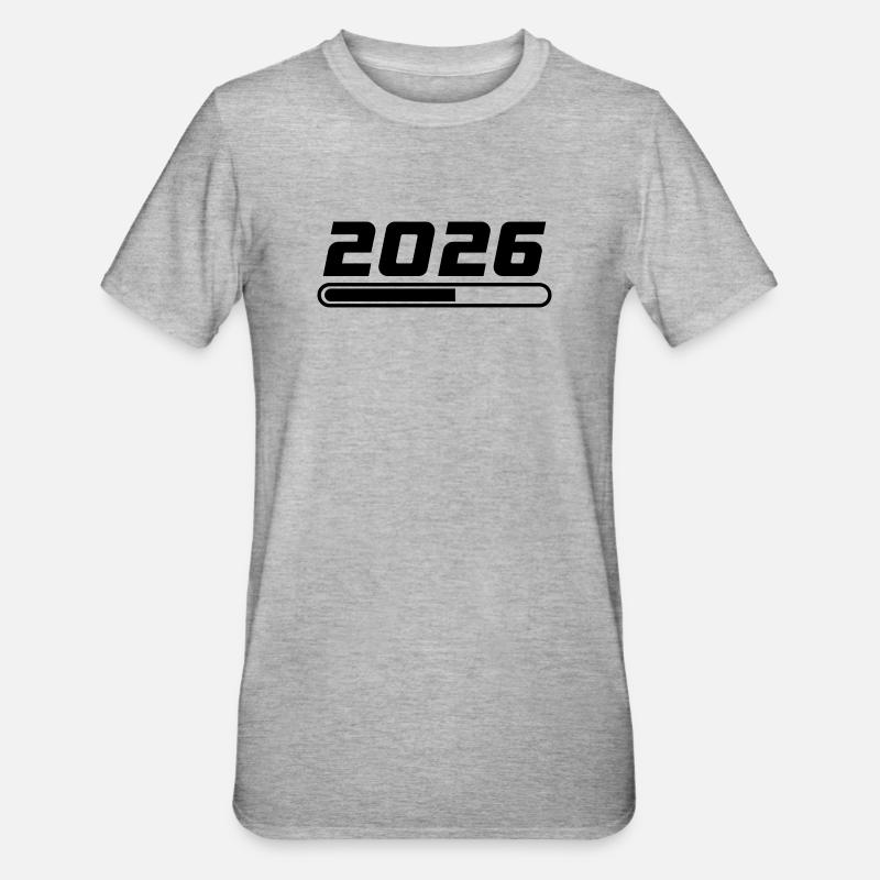 2026 Loading - Unisex Polycotton T-Shirt - heather grey