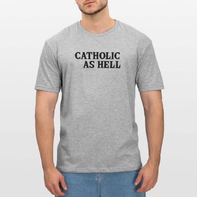 catholic as hell Unisex Polycotton T-Shirt