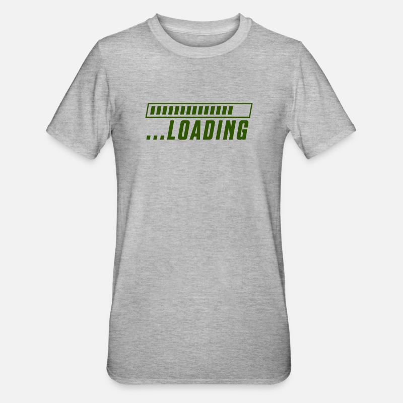Loading - Unisex Polycotton T-Shirt - heather grey