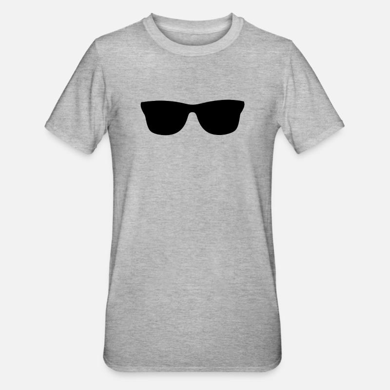 Lunettes de soleil - T-shirt polycoton Unisexe - gris chiné