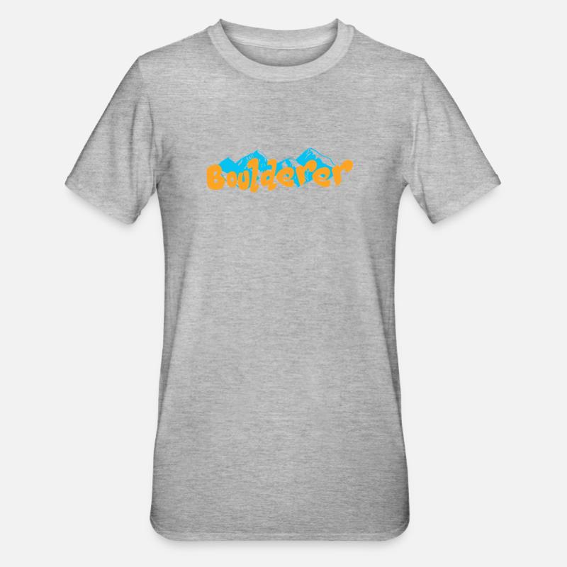 Bloc Boulderer - T-shirt polycoton Unisexe - gris chiné