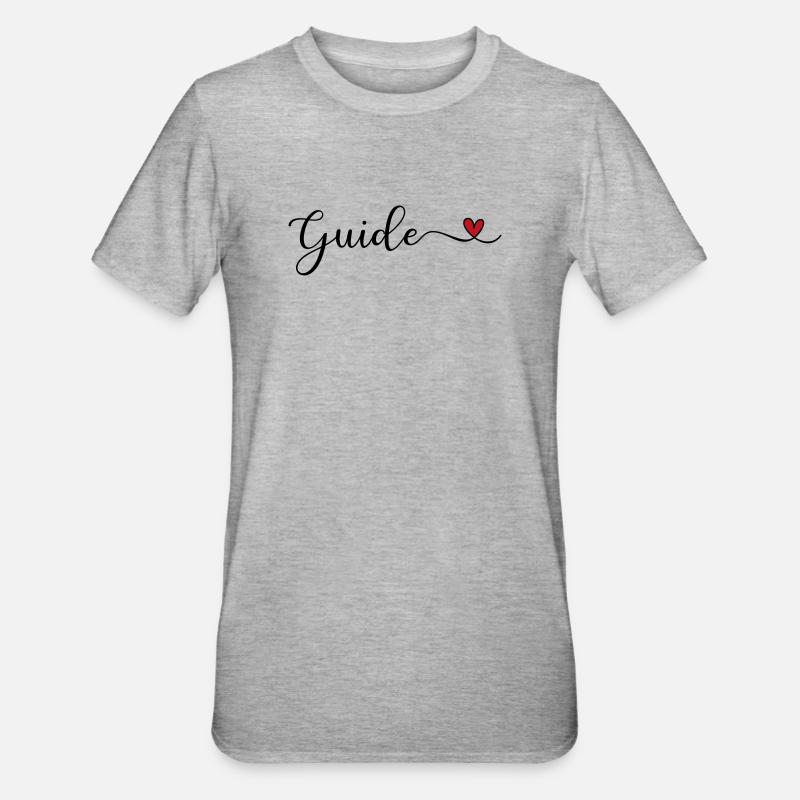Guide - T-shirt polycoton Unisexe - gris chiné