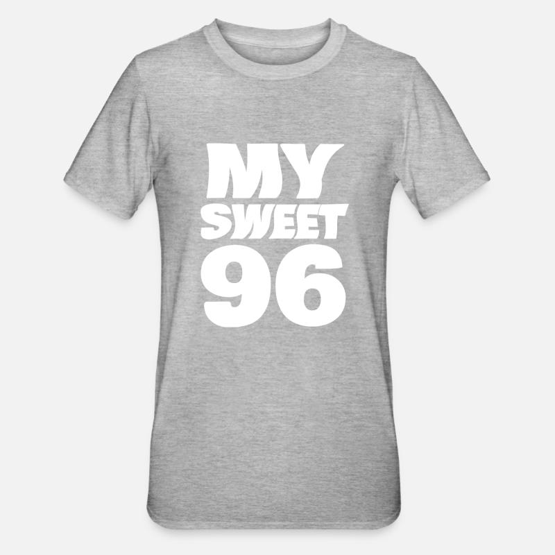 96 - T-shirt polycoton Unisexe - gris chiné