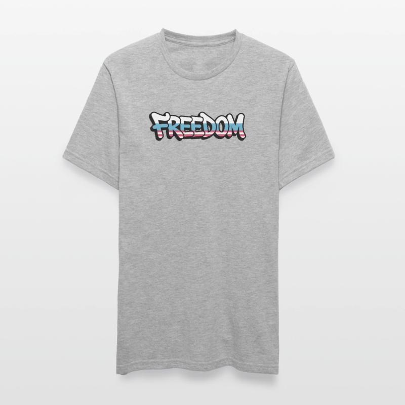 Conception de la Déclaration de Typographie de la Liberté T-shirt polycoton Unisexe