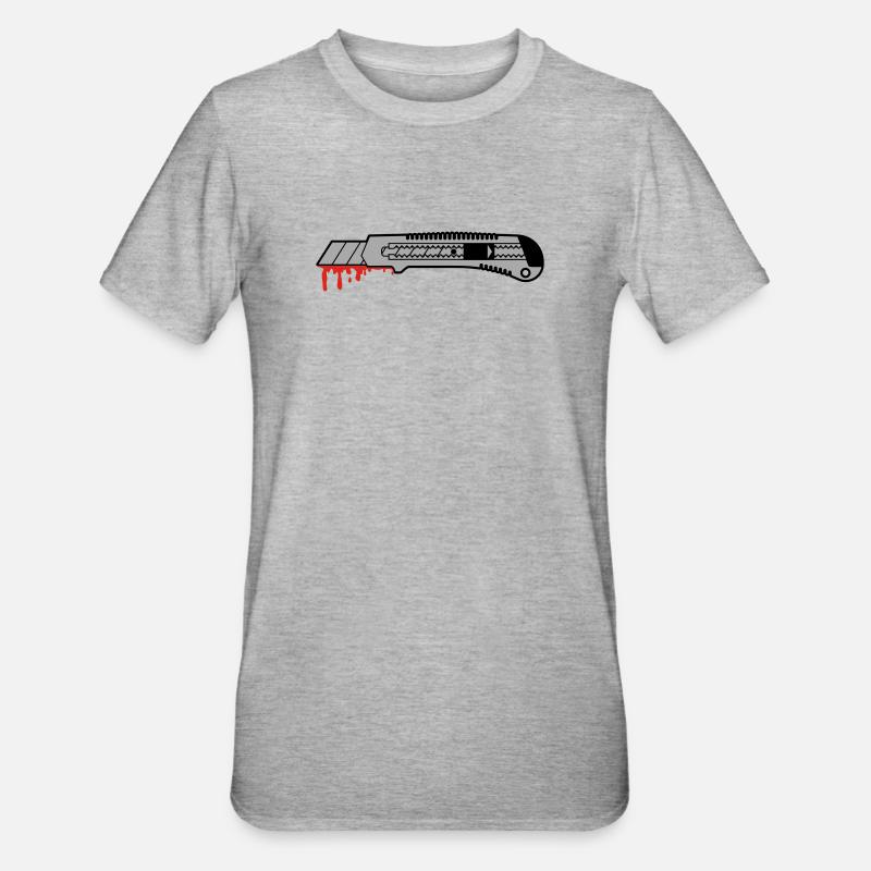 cutter - Unisex Polycotton T-Shirt - Grau meliert