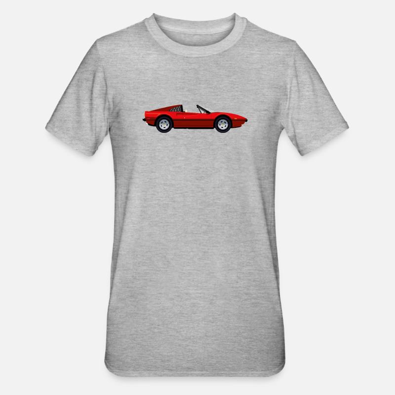 ROTER SPORTWAGEN - Unisex Polycotton T-Shirt - Grau meliert