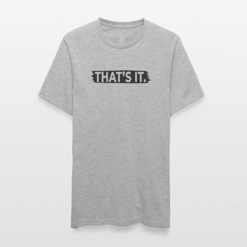 C’EST ÇA. – Typographie minimaliste à déclaration T-shirt polycoton Unisexe