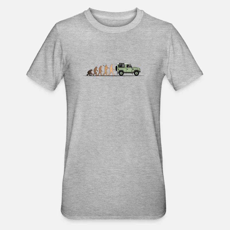 Defender Evolution 90 Couleur - T-shirt polycoton Unisexe - gris chiné