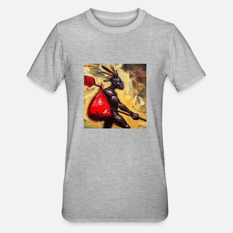 Sauver Hunter 41, freemasters - T-shirt polycoton Unisexe - gris chiné